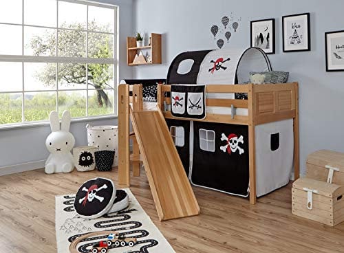 TiCAA Podestbett Ekki Country Buche Natur