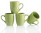 UNITED COLORS OF BENETTON. BE062 Set 4pcs Tazas 11cm 360ml Loza Verde Casa Benetton, Gres