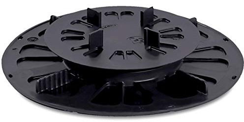 Plattenlager höhenverstellbar (1,1-1,4cm - 52 Stück) - Stelzlager für Terrassenplatten - Stellfüße aus Kunststoff für Platten, Fliesen, Steinplatten & Terrasse - Terrassenlager verstellbar