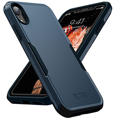 NTG Shockproof Designed for iPhone XR Case [2 Layer Structure Protection] [Military Grade Anti-Drop] Lightweight Shockproof Protective Phone Case for iPhone XR 6.1 inch, Blue
