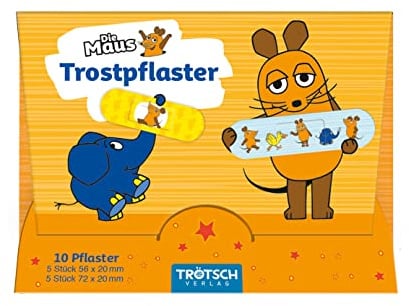 Trötsch Die Maus Pflasterset Trostpflaster: Kinderpflaster Wundpflaster