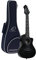 Ortega Guitars Konzert Ukulele Elektro-Akustisch – Horizon Series – Inklusive Gigbag – Agathis, Schwarz (RUHZ-CE-STAR)