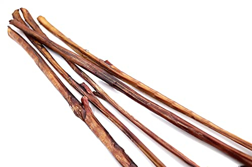 BREERs Getrocknete Ochsenziemer 100-110 cm für Hunde 5 Stück eigene deutsche Herstellung | Hundeleckerli Kaustange Hundesnack für große, kleine Hunde & Welpen | Kauartikel reinigt, stärkt das Gebiss