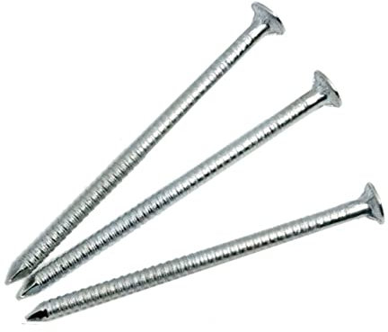 SS8® 50 x 70mm Nails Annular Ring Shank Nail Steel Galvanised for Wood Fence Panel Pallets