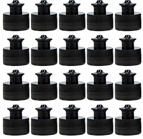 20PCS 30mm Sports Bottle Caps Reusable Push Pull Replacement Cap for Camping Soda Sports Drinking Bottles