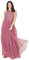 Maya Deluxe Womens Ladies Bridesmaid Maxi Dress Halter Neck Sequin Embellished Prom Graduation Wedding Vestito per Damigella d’Onore, Desert Rose, 54 Donna