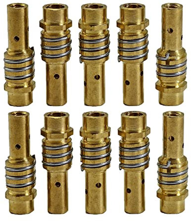 RIVERWELD Diffusore portapunte 002.0078 Adatto per 15AK MB15 Torcia per saldatura MIG MAG Co2 Contatto 10pz
