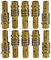 RIVERWELD Diffusore portapunte 002.0078 Adatto per 15AK MB15 Torcia per saldatura MIG MAG Co2 Contatto 10pz