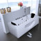 HOME DELUXE - Whirlpool - Laguna M - Weiß, Maße: 180 x 90 x 55 cm - inkl. Radio, Heizung und Lichttherapie I Eckwanne für 2 Personen, Indoor Whirlpool