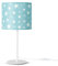 Paco Home Tischleuchte Kinderzimmer Stofflampenschirm Tischlampe Nachttischleuchte Rund Babyzimmer Mond Sterne E14 Mit Stecker