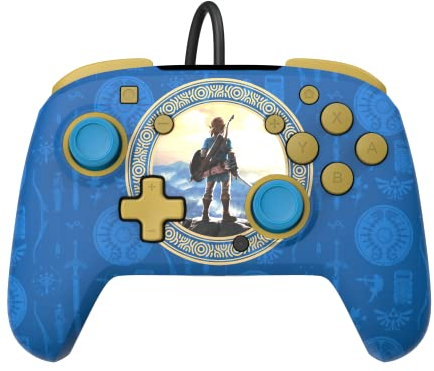 PDP Rematch Filaire Manette Hyrule Blue