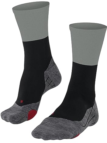 FALKE Unisex Fahrradsocken BC Gravel U So Baumwolle Funktionsmaterial antiblasen 1 Paar, Schwarz Black 3003, 44-45