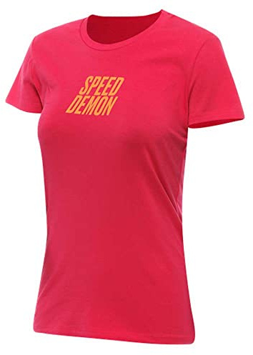 Dainese - Speed Demon Veloce T-Shirt Wmn, Freizeit-T-Shirt mit Rundhalsausschnitt, Frau, Helle Rose, M
