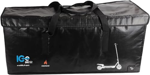 ICe Bag S2 Bolsa Ignífuga para Patinetes Eléctricos - Protección contra Explosiones e Incendios de Baterías de Litio - Seguridad Certificada - para Hogar y Trabajo