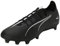 PUMA Ultra 5 Match FG/AG, Soccer Shoe Unisex Adulto, Black White, 43 EU