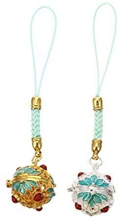 LALAFINA 2stücke Ätherischer Öl-diffusor Schlüsselanhänger Mit Kreativem Design Vielseitig Als Handyanhänger Und Dekorativer Schlüsselring Praktisch Für Auto Haustürschlüssel Angenehm Tragb