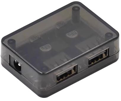 iHaospace DC 12V to 5V USB Buck Converter, Dual USB Port Fast Charger Board Power Supply Adapter Module 6-32V 12V 24V to 5V Voltage Step Down Regulator