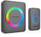 TECKNET Funkklingel, Kabellose Türklingel Funk Set 600m Reichweite, IP65 Aussen Wasserdicht Haustür Klingel mit 1 Plug-In-Empfänger und 1 Sender, Ring doorbell und Klingelknopf Mit LED-Blitz