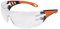 NUEVO 2024 - Gafas de seguridad transparentes con patillas naranjas EVO