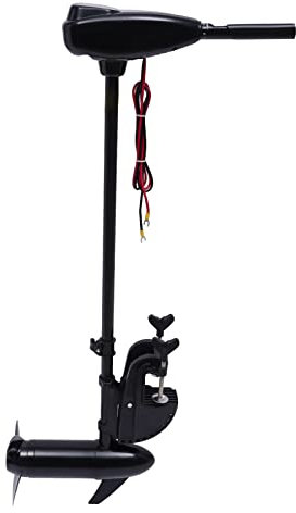 1.2HP Elektro Trolling Motor Boot, Aussenborder Bootsmotor Zugkraft bis 1850kg, Außenbordmotor für Schlauchboote, Fischerboote, Angelboot