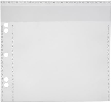 SPRINTIS CD Hüllen zum Abheften, 100 Stück, transparenteSchutzhülle mit Klappe, 144 x 137 mm, zur CD-Sammlung undOrganisation im Büro