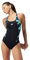 Speedo HyperBoom Splice Muscleback Swimsuit | Classic Design| Quick Drying | Training | Fitness | Chlorine Resistant Maillot de Bain pour Femme, Dark Teal, 42