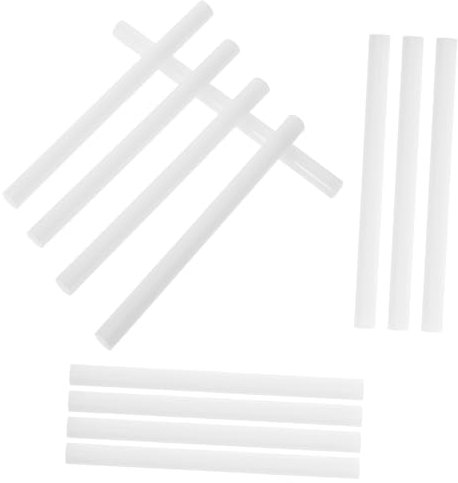 AUTSUPPL 12pcs Hot Glue Sticks for Hair Extensions Uv Glue Hair Styling Tool DIY Adhesive