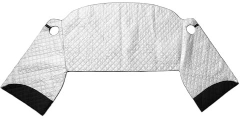 CISSIYOG Bâche de pare-brise pour camping-car compatible avec Fiat Ducato, Peugeot Boxer, Ci-troen Relay X250/290 (2006-2024), avec sac de rangement, protection toutes saisons