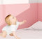 Anti-Kollisions-Wandpolsterung Für Kinder, Anti-Kollisions-Wandaufkleber, Wandpaneel Für Abziehen Und Aufkleben, Kinderzimmer-Dekoration, Gepolsterte Wand Für Schlafzimmer, Spielzimmer, Tanzclub(Pink)