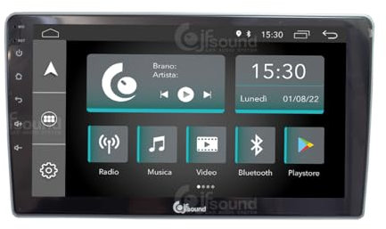 JF Sound - Autoradio Custom Fit X7C - Per Alfa Romeo Mito (2008-2018) - Octa-Core - 2GB RAM - 32GB ROM - CarPlay/Android Auto via Cavo - Touchscreen 7 - DAB+ - GPS - Comandi Vocali