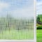 Fensterfolie Blickdicht Statisch Haftend Milchglasfolie Sichtschutzfolie Selbstklebend Fenster Folie Milchglas für Bad Küche Anti-UV Kreuz 44.5x200cm