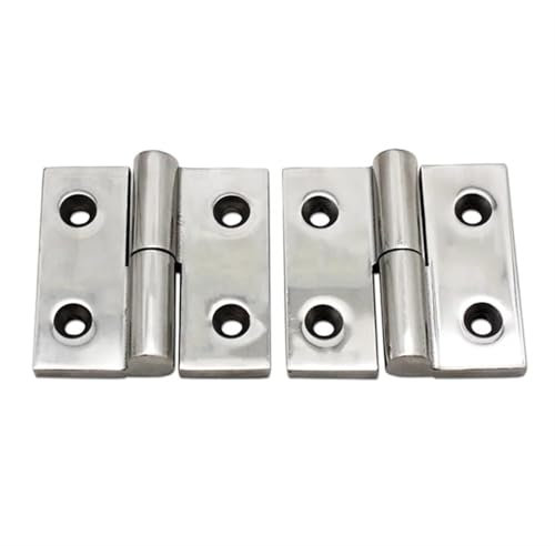 Abnehmbares Scharnier aus Edelstahl 304, 75 x 75, abnehmbar, schweres, mechanisches, verdicktes Scharnier, 1 Stück(HT064-3A,R)