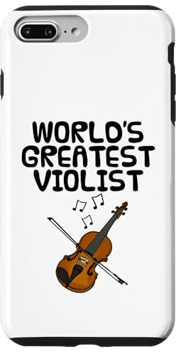 World's Greatest Violist, Viola Player String Teacher Case for iPhone 7 Plus/8 Plus