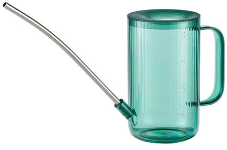 LuMOUzhou Regadera Transparente for Interior con Pico Largo extraíble de 1000 ml.(Green)