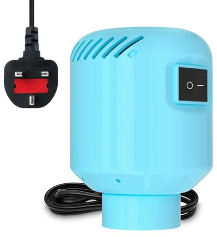 Vacuum Pump, 30W 180V Powerful Vacuum Bag Pump Electric Air Pump Mini Vacuum Pump for Travel Bags, Vacuum Pump for Storage Bags for Vacuum Pack Bags for Clothes, Mats, Blankets, Blue