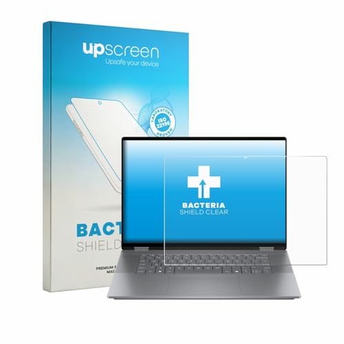 upscreen Antibakterielle Schutzfolie für HP OmniBook X Flip 2-in-1 AI 16-cc0796ngx Klare Displayschutz-Folie