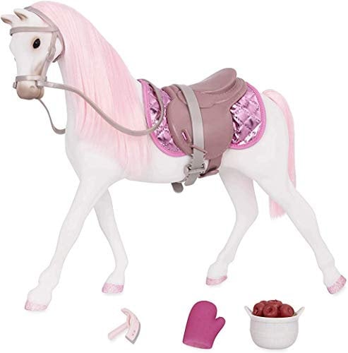 Glitter Girls GG58005C1Z Horse,Horse-14 Shimmers Norwegisches Pferd, 35,6 cm, Puppenzubehör und Kleidung für Mädchen ab 3 Jahren, Kinderspielzeug, Pink, M