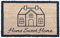 Astra Otto Golze Kokosmatte 60 x 90 cm 'Home Sweet Home', Sauberlaufmatte, Innenmatte, Türmatte, Fußmatte