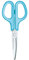 PLUS Japan, Fitcut Curve Edelstahlschere für Linkshänder in Blau, 17,5cm Lang