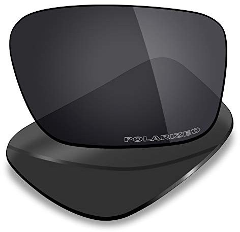 Mryok Ersatzgläser für Oakley Si Ballistic Det Cord OO9253, 61 mm, Korrosionsschutz gegen Meerwasser, polarisiert, Schwarz, Einheitsgröße