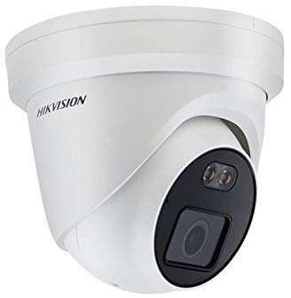 Hikvision 4 MP ColorVu Turret Network Camera DS-2CD2347G1-LU, 2688 × 1520 @30fps，Full time Color，Fixed 4mm Lens，Micro SD Card Slot,H.265+,IP67