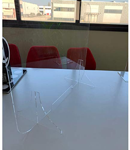 Tischschutzgitter aus Plexiglas, L 78,5 x H 60 cm