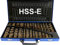 PeTools, 230-tlg. Edelstahl-Bohrer HSS-E (1-13mm) Kobalt Cobalt (Co5) Spiral-Bohrer VA mit Kreuzanschliff, Metallbohrer, Stahlbohrer