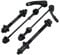 EUNEWR 4pcs Quick Release Skewer Set Bicycle Quick Release Bike Hub & Shaft Hollow Axle of Road Quick Release Skewers for Road Bike MTB Front & Rear