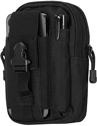 SPRINGOS Gürteltasche mit Reißverschluss 2 Fächer Taktische Hüfttasche zum Wandern Camping