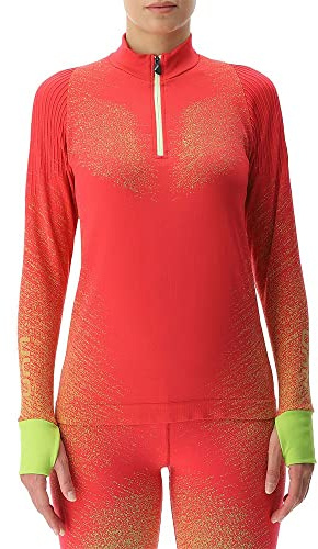 UYN Damen Running Exceleration Long Sl.Zip Up T-Shirt