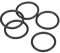 PATIKIL Joint Torique en Caoutchouc Nitrile 30mm OD 25mm ID 2,65mm Largeur, 5 Joints Etanchéité Métriques pour Robinet Plomberie Réparation Automobile, Noir