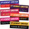 DIYMAG 6Pcs Student Driver Magnet for Car, Please Be Patient New Student Driver Signs Magnetic Novice Driver Stickers Magnetic New Driver Vehicle Safety Signs Reusable Movable