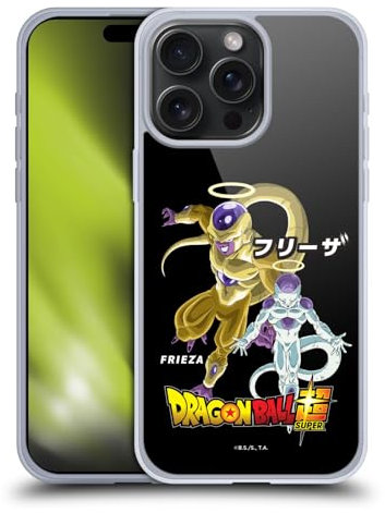 Head Case Designs Officially Licensed Dragon Ball Super Frieza Universe Survival Characters Gel Case [Military Grade Protection] Compatible with Apple iPhone 15 Pro Max and Compatible with MagSafe