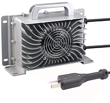 CIRONI N/A Chargeur de Batterie étanche 58,4 V 15 A pour Batterie au Lithium 48 V 900 W, Chargeur de Batterie Intelligent pour Chariot de Golf, Chargeur d'entretien pour Voiture, Bateau, Moto, Char